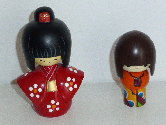 Lot de 2 poupées japonaises style kokeshi 20 Rueil-Malmaison (92)