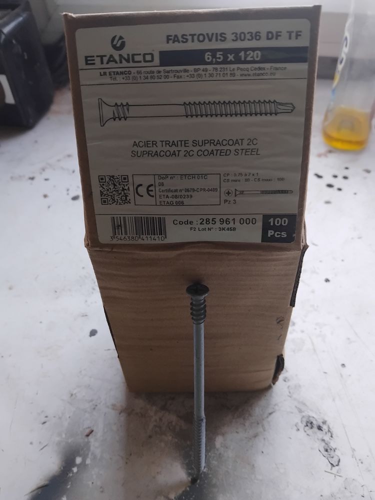 Vis pour bacs aciers 10 Amailloux (79)