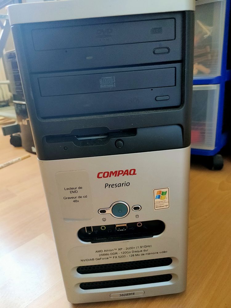 POUR PIECES. Tour PC COMPAQ Presario 20 B�ziers (34)