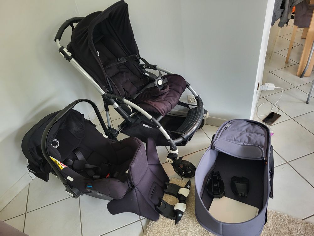 Poussette BUGABOO Bee 5 + nacelle + cosy/si�ge auto + .... 350 Fontaine-l�s-Dijon (21)