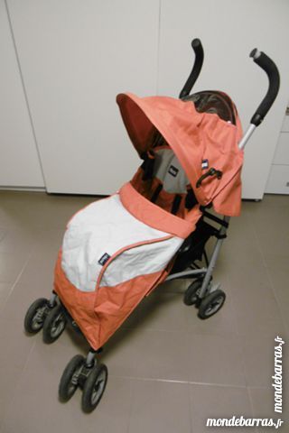 poussette canne chicco orange