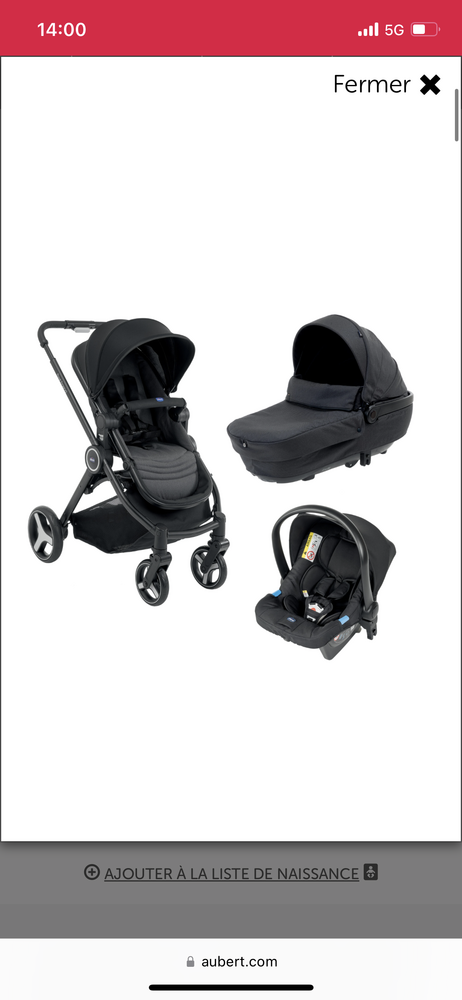 poussette chicco trio 0 Blois (41)