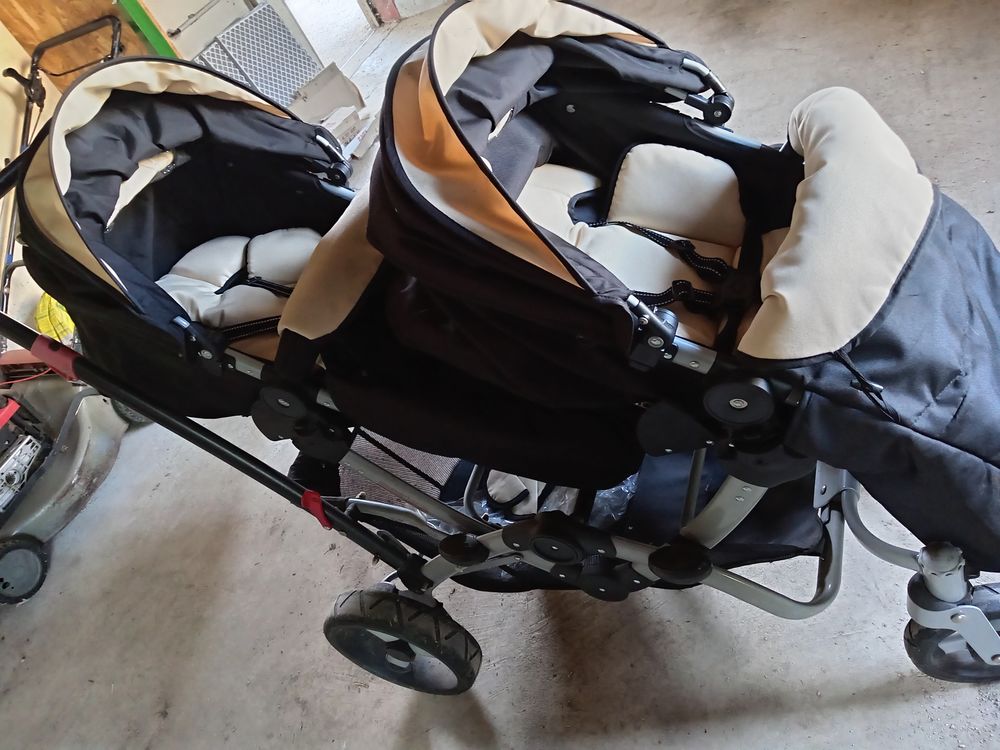 Poussette double 100 Pompierre (88)