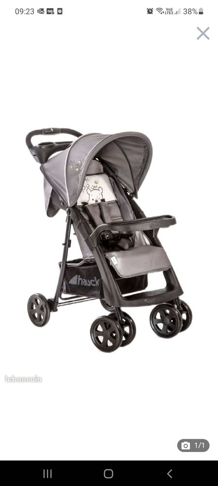 Poussette hauck winni l'ourson 90 Andr�sy (78)