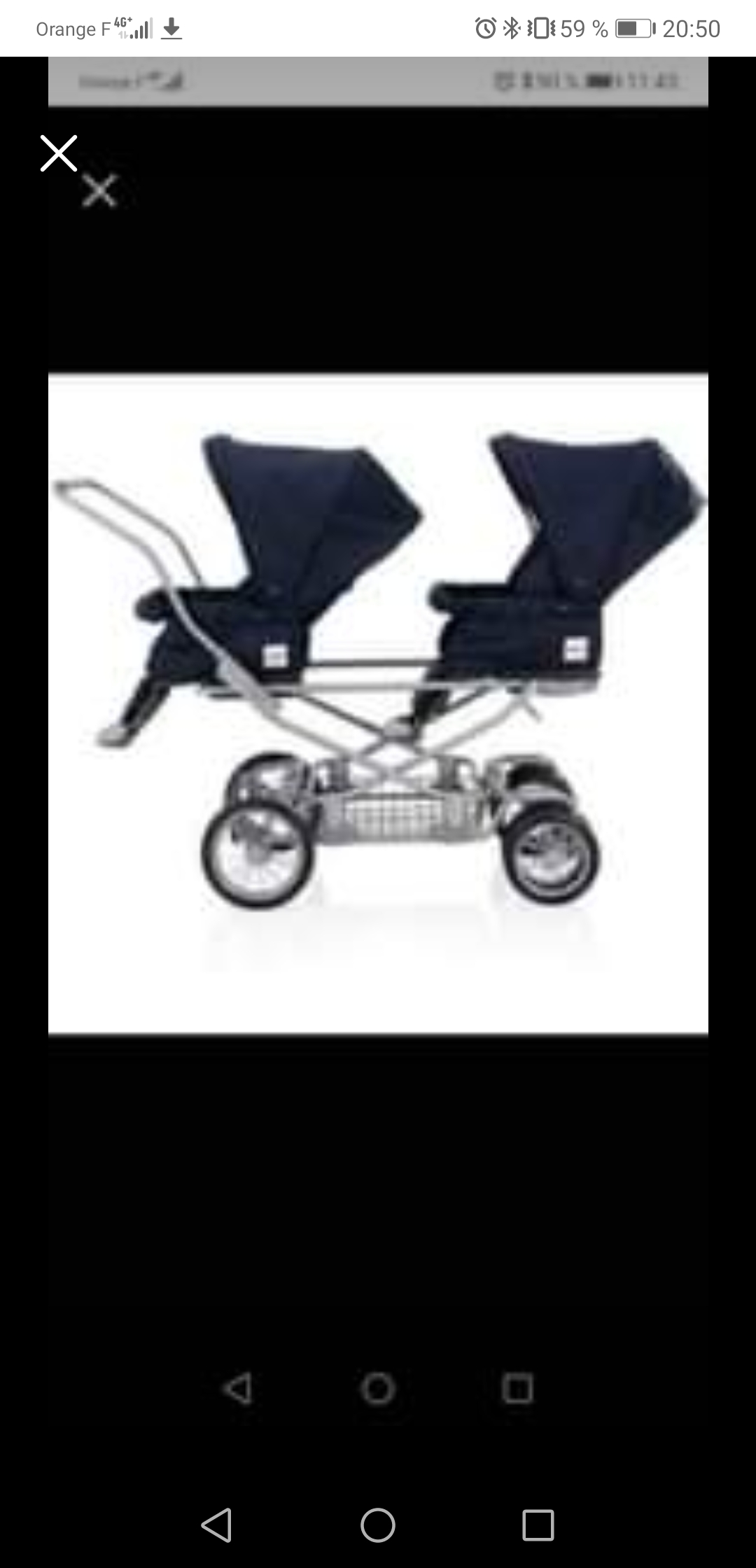 poussette double inglesina occasion