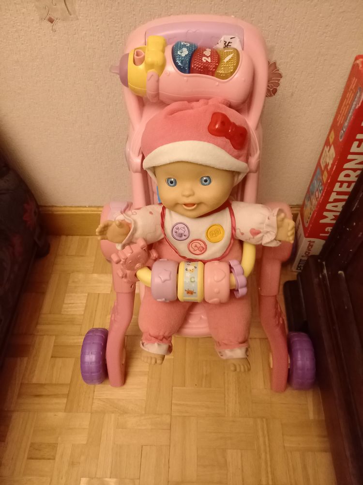 poussette et poupon plus boites de jeux maternelle 15 La Machine (58)