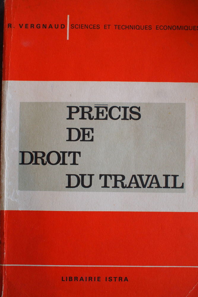 PRECIS DE DROIT DU TRAVAIL - Vergnaud 5 Rennes (35)