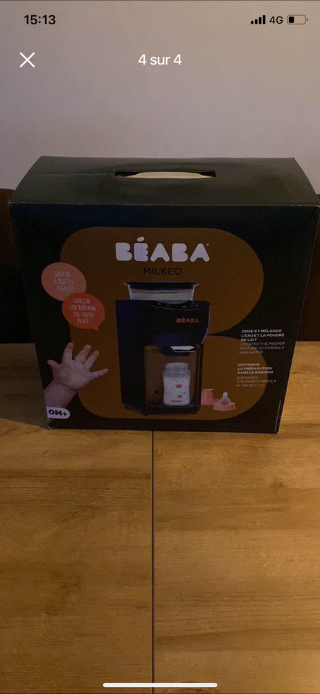 Pr�parateur de biberon Milkeo B�aba 200 Ville-la-Grand (74)