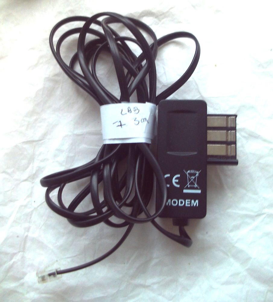 Prise T gigogne filtre ADSL incorpor� / c�ble RJ11 2 Villeurbanne (69)