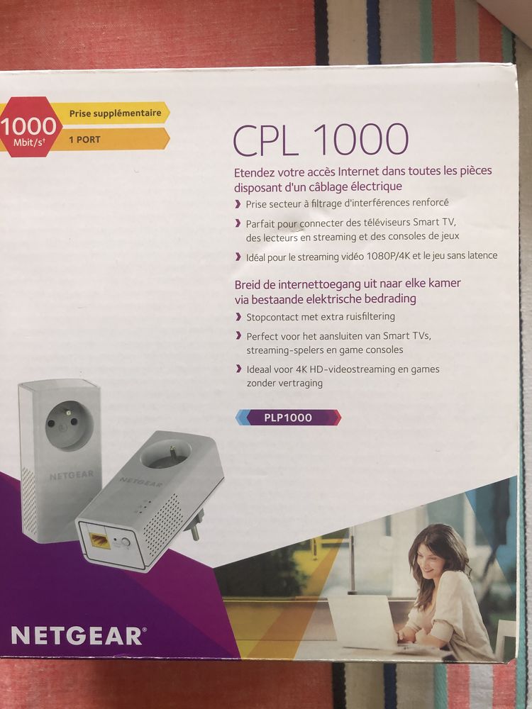 Prises CPL 1000-100FRS NETGEAR 35 Paris 17 (75)