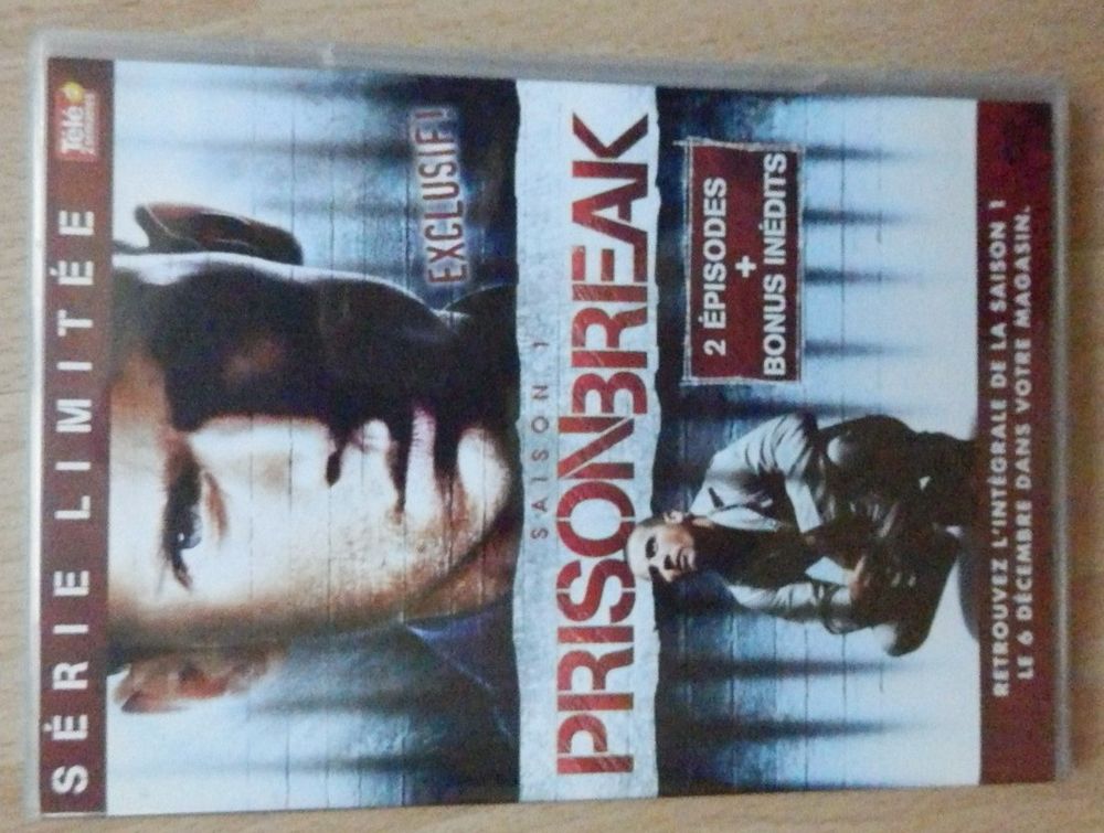 DVD : Prison break ( SAISON 1, �pisodes 1 et 2 + Bonus) : Tr 2 �vry (91)