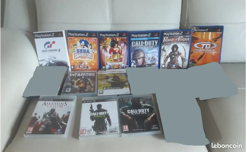 Prix n�gociable. Lot de 11 jeux PS2/3 (Call of Duty...) 24 Gennevilliers (92)