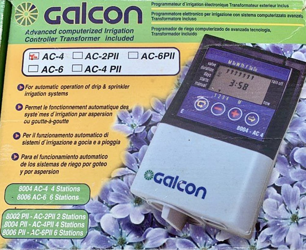 Programmateur d'irrigation �lectronique Galcon 8004 AC-4 45 Corbreuse (91)