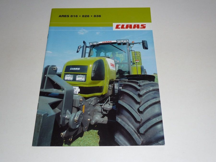 Prospectus d�pliant tracteur CLAAS 816. 826. 836 1 Marcilly-le-Hayer (10)