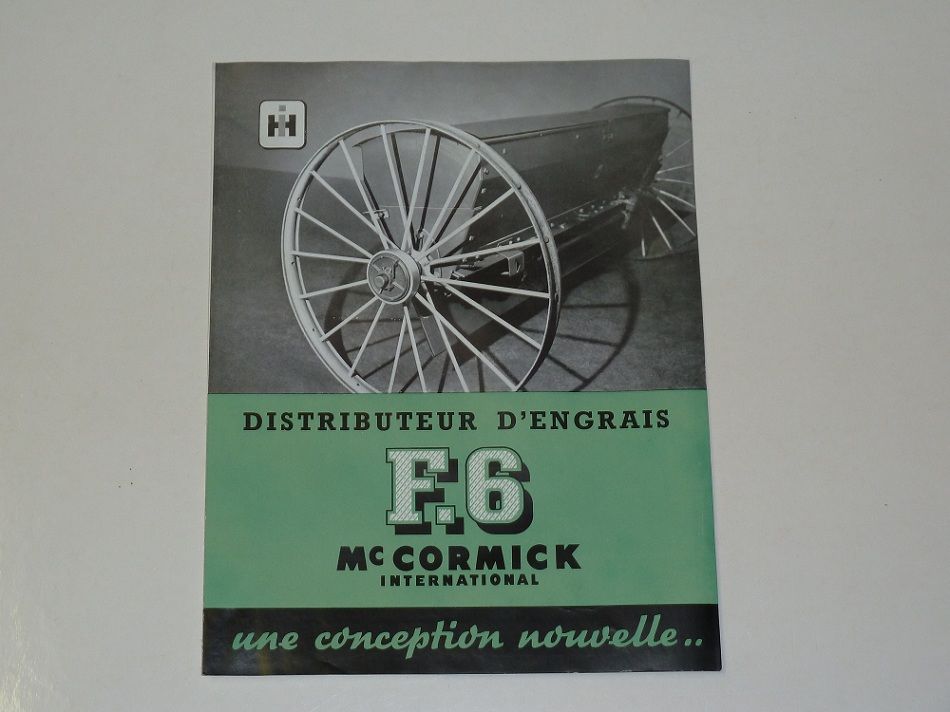 Prospectus distributeur F.6  Mac CORMICK 1954 0 Marcilly-le-Hayer (10)