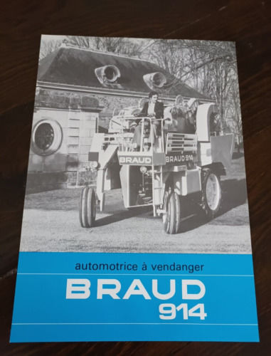 Prospectus machine � vendanger BRAUD et tous prospectus trac 1 Marcilly-le-Hayer (10)