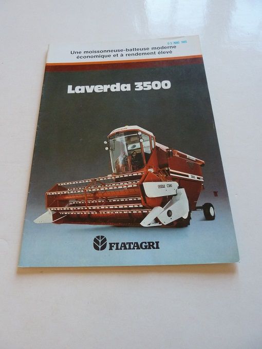 Prospectus moissonneuse batteuse LAVERDA 3500 1 Marcilly-le-Hayer (10)