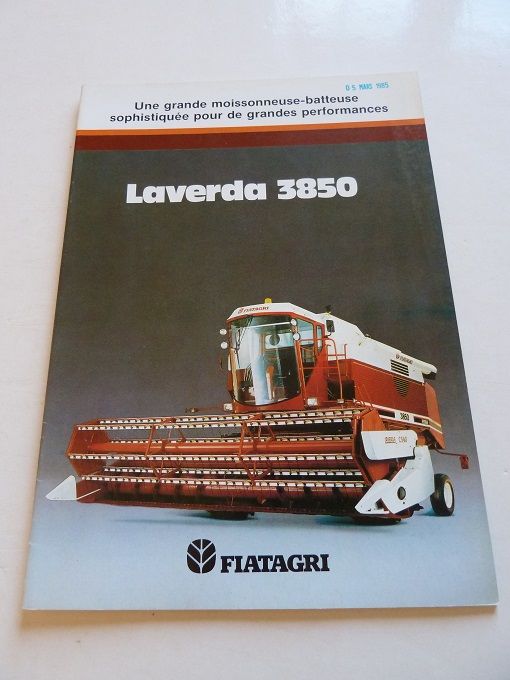 Prospectus moissonneuse batteuse LAVERDA 3850 1 Marcilly-le-Hayer (10)