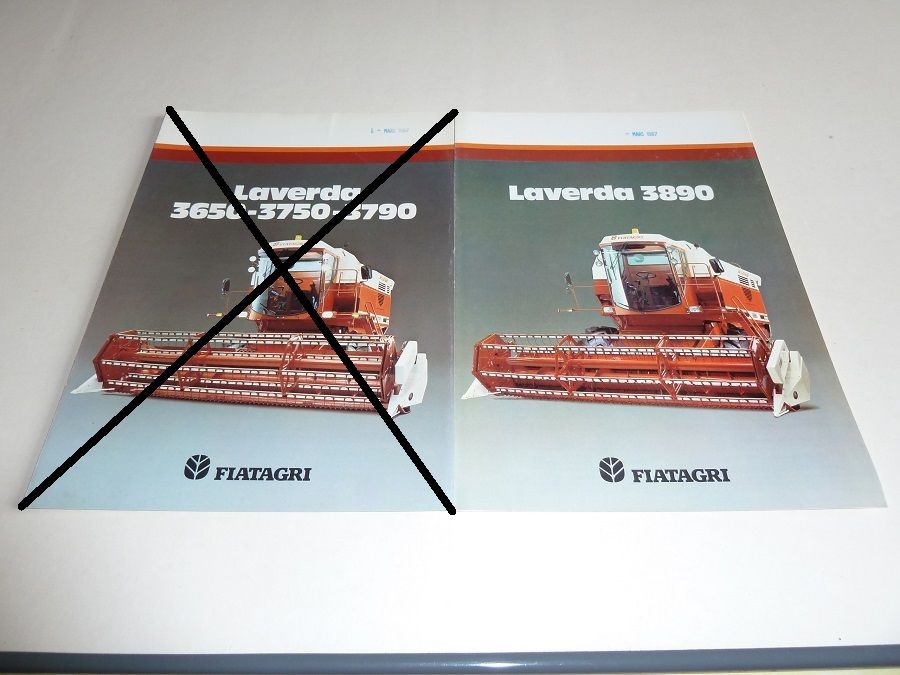 Prospectus moissonneuse batteuse LAVERDA 3890 1 Marcilly-le-Hayer (10)