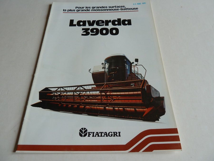 Prospectus moissonneuse batteuse LAVERDA 3900 1 Marcilly-le-Hayer (10)