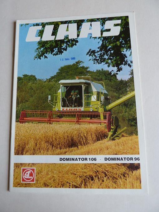 Prospectus moissonneuses CLAAS DOMINATOR 106 et 96 1 Marcilly-le-Hayer (10)