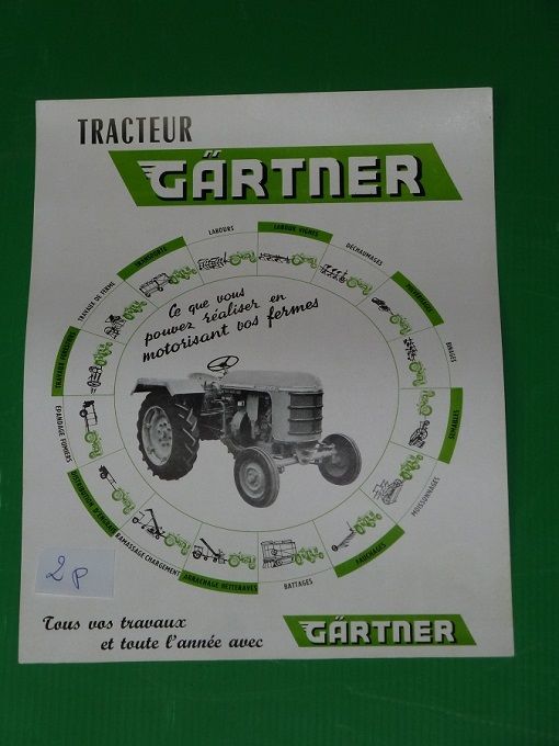 Prospectus Tracteur G�RTNER 1 Marcilly-le-Hayer (10)