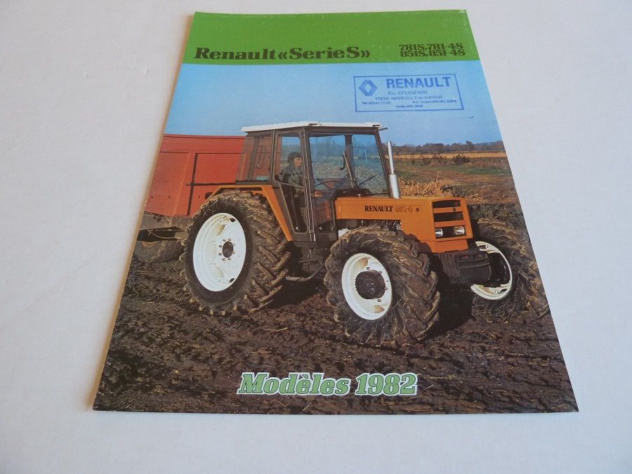 Prospectus tracteur RENAULT 781S , 851S 1 Marcilly-le-Hayer (10)