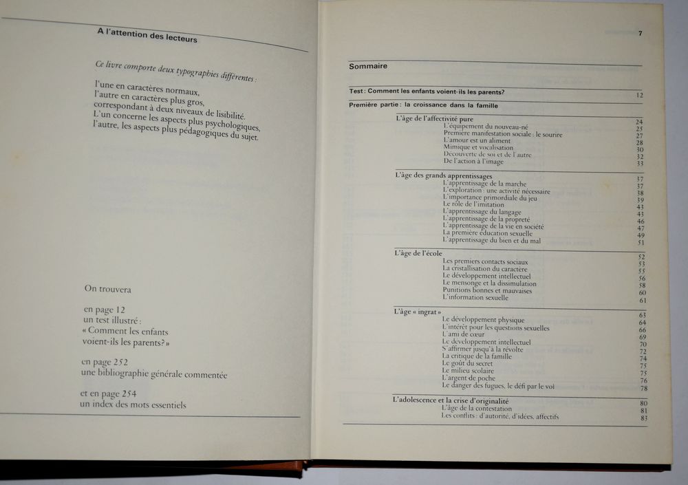 Psychologie 1968 - Le couple - l' Enfant - La timidit� - 6 T 40 Roissy-en-Brie (77)