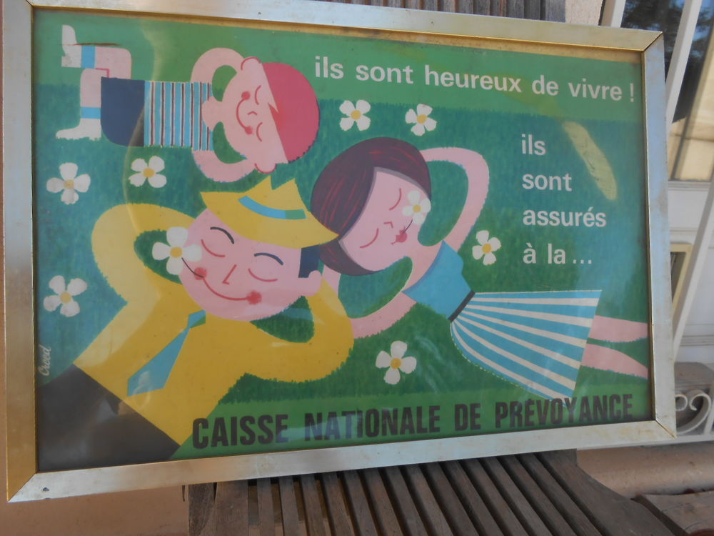 Publicit� vintage  Caisse nationale de pr�voyance  30 La Londe-les-Maures (83)