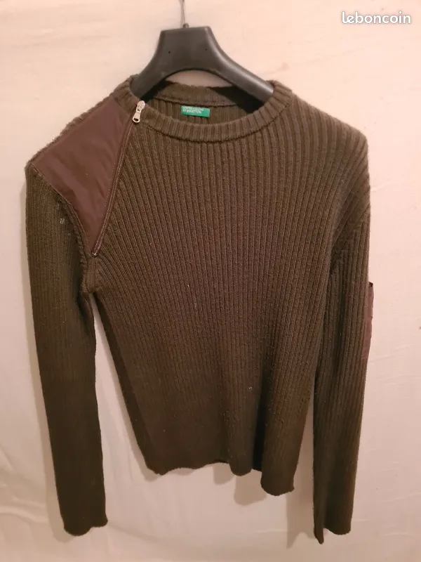 Pull Benetton marron tr�s bon �tat - taille L 35 Rennes (35)
