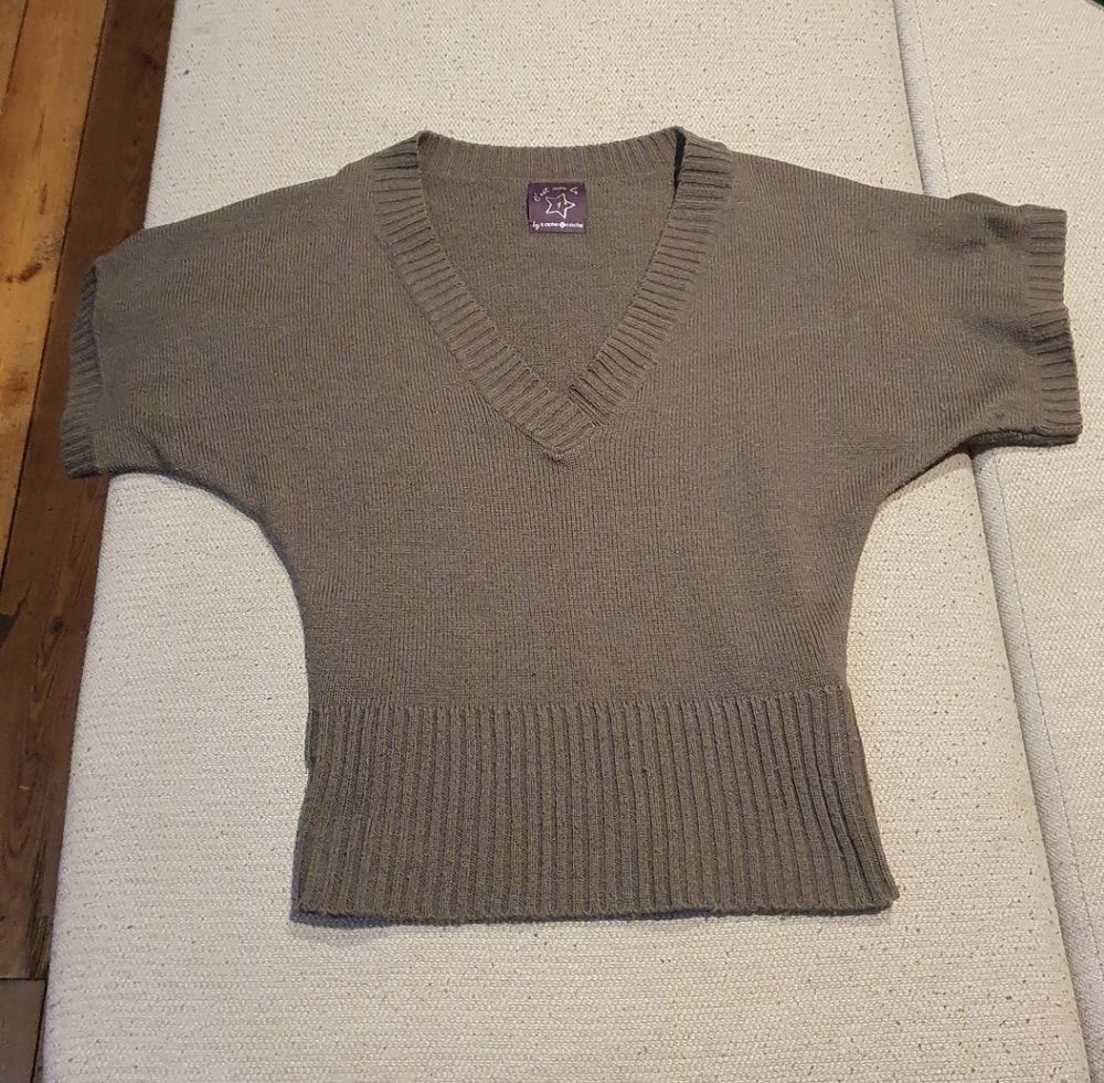 pull cardigan manches courtes kaki Cache Cache T1 4 Monistrol-sur-Loire (43)