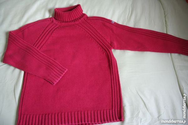 Pull coton col roul� bordeaux 12 ans Mixte MIROTON 2 Tournefeuille (31)
