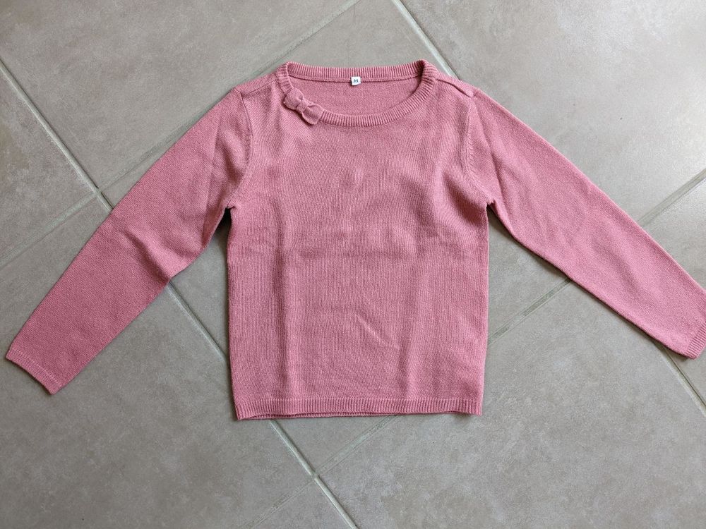 Pull fin fille rose 6 ans 2 Aurillac (15)
