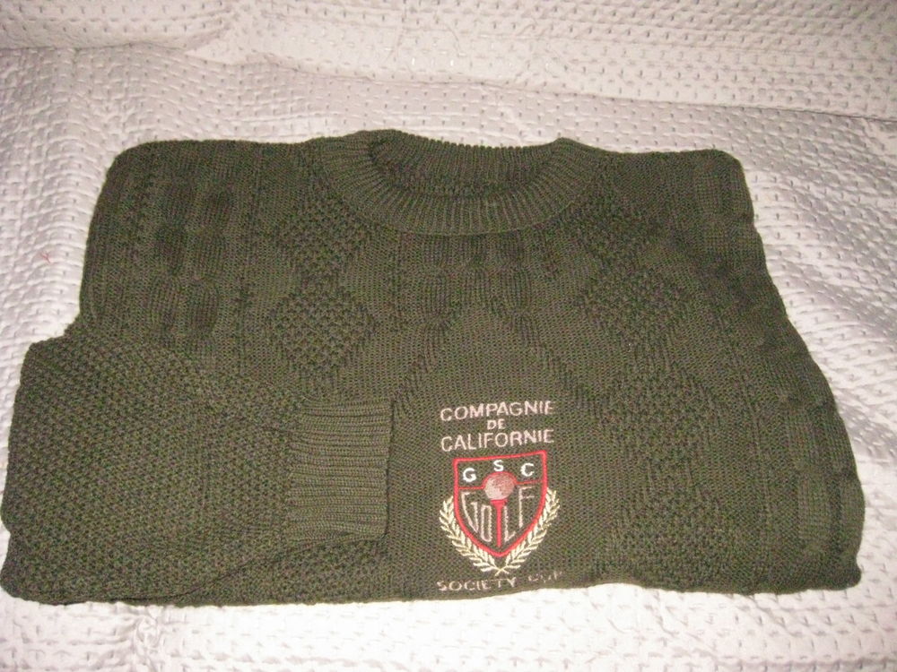  pull homme de couleur Kaki 10 Biscarrosse (40)