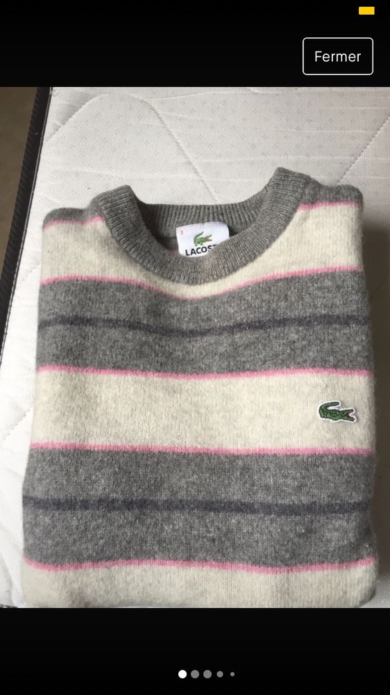 pull lacoste occasion