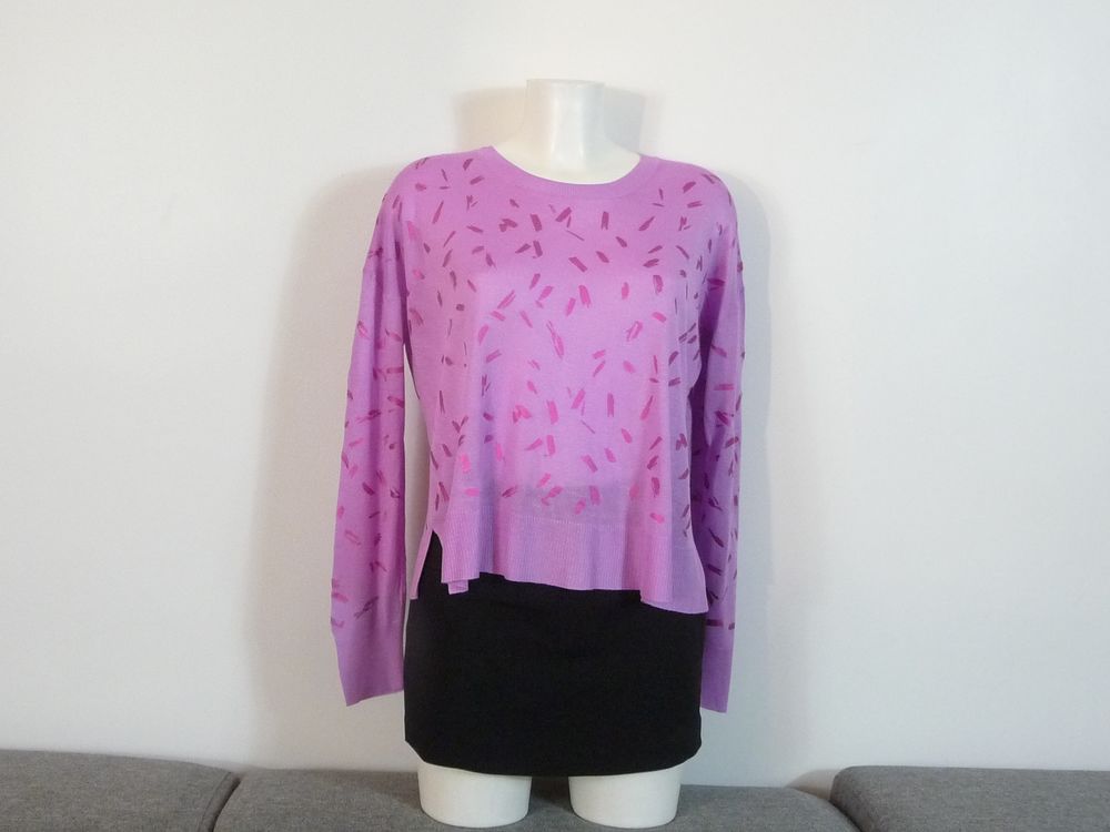 Pull L�ger Rose avec des Traits Rose Fushia Brillant- Zara 20 Paris 15 (75)
