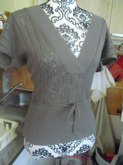 PULL maille ajour�es a motifs, marron chocolat, NEUF CAMAIEU 10 Lyon 5 (69)