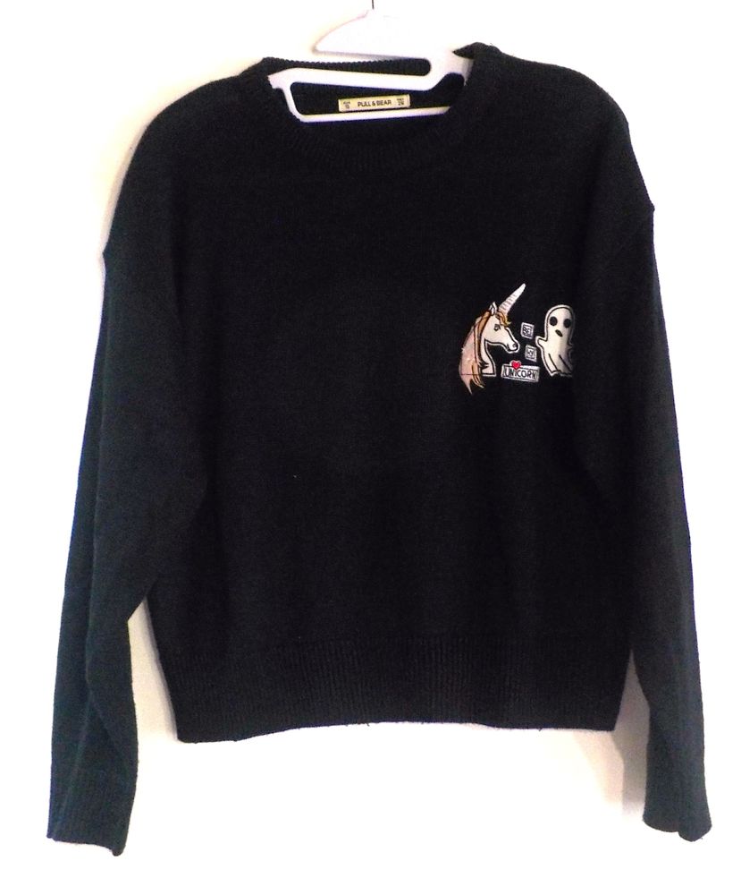 PULL FIN NOIR PULL&BEAR TAILLE S 5 Bubry (56)