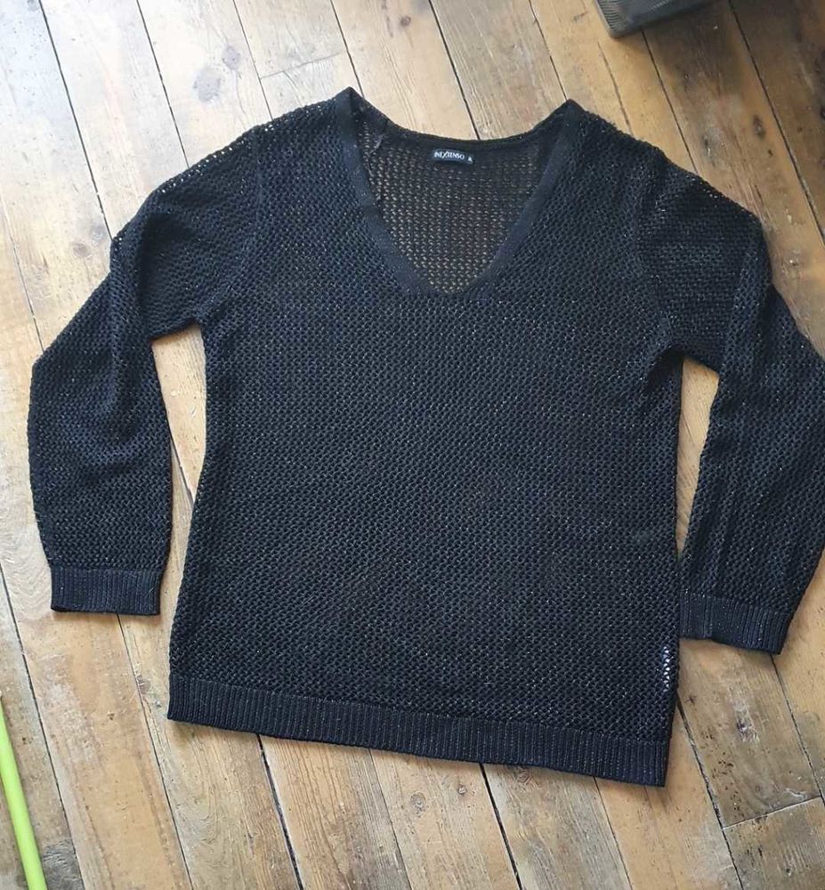 Pull �  paillettes noir in exentso XL 3 Monistrol-sur-Loire (43)