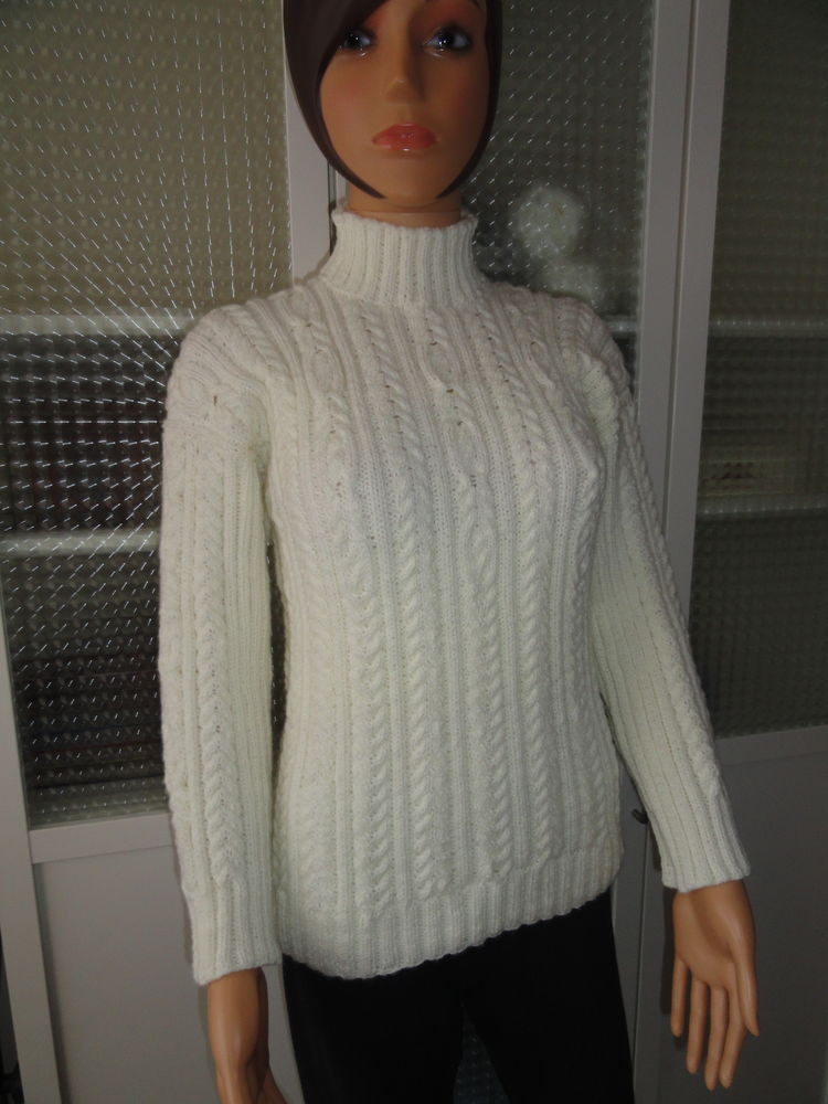 Pull � torsade / Tricot fait main 35 Douai (59)