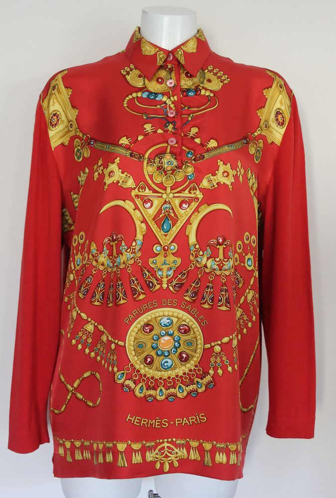 Pull tunique HERMES  Parures des Sables  1996 720 Issy-les-Moulineaux (92)