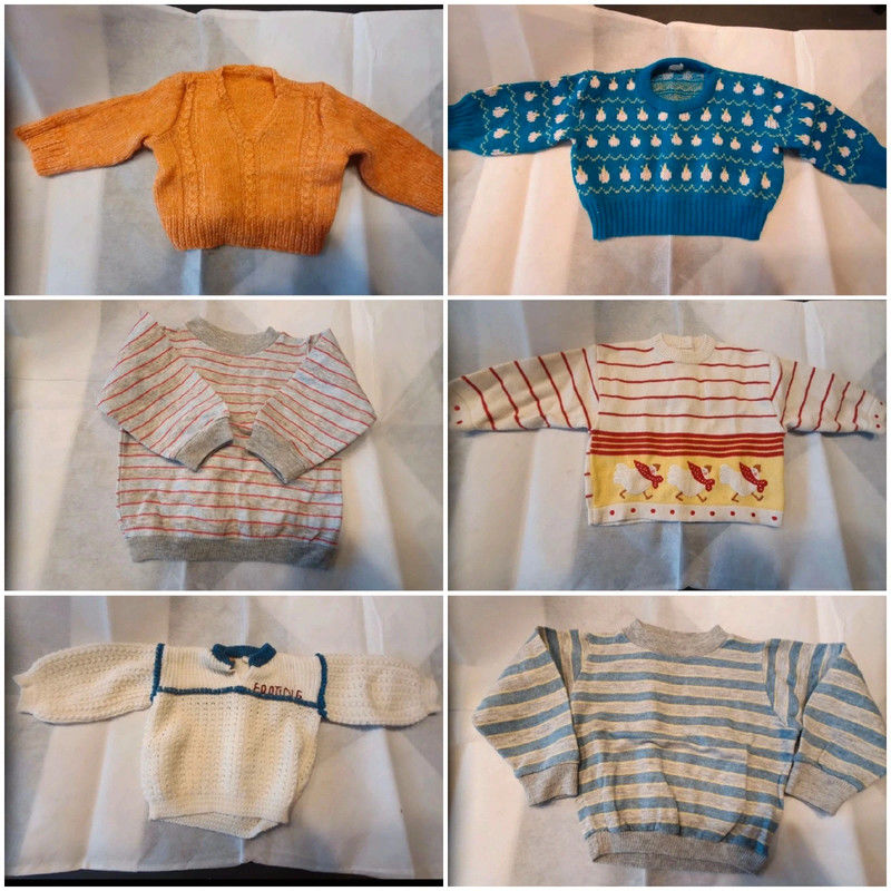 Lot de 6 pulls - 12 mois - possibilite de vendre � l'unit� 5 Aubvillers (80)