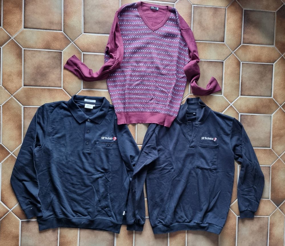 Lot de 3 pulls noir et bordeaux pour homme taille L 3 Vulbens (74)
