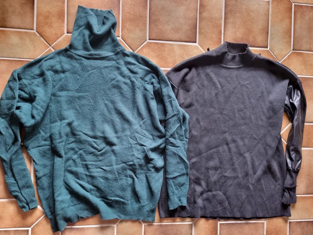 Lot de 2 pulls vert et noire pour femme taille M/L 2 Vulbens (74)