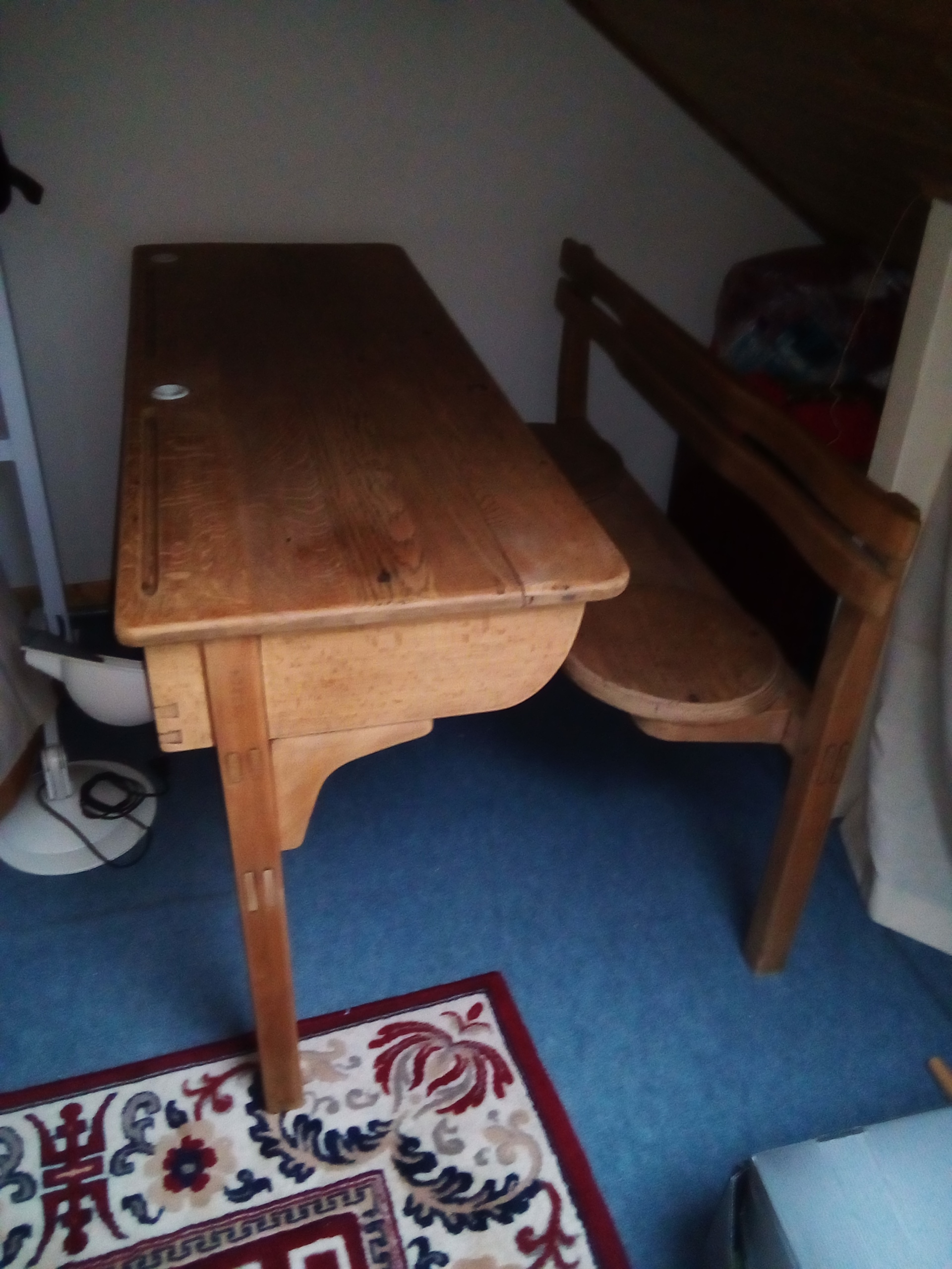 PUPITRE ANCIEN D'ECOLE 120 Maffliers (95)