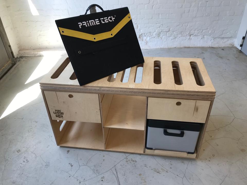 Pure CampingBox M/L avec glaci�re, panneau solaire, centrale 1500 Tence (43)