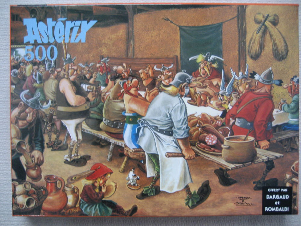 puzzle 500p ASTERIX  le   Repas de noces   , vintage, neuf 25 Reims (51)