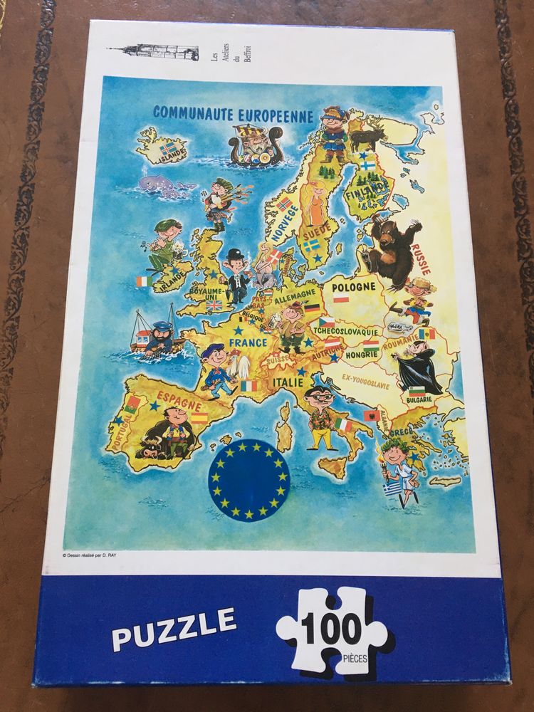 Puzzle  Communaut� Europ�enne  3 Andernos-les-Bains (33)