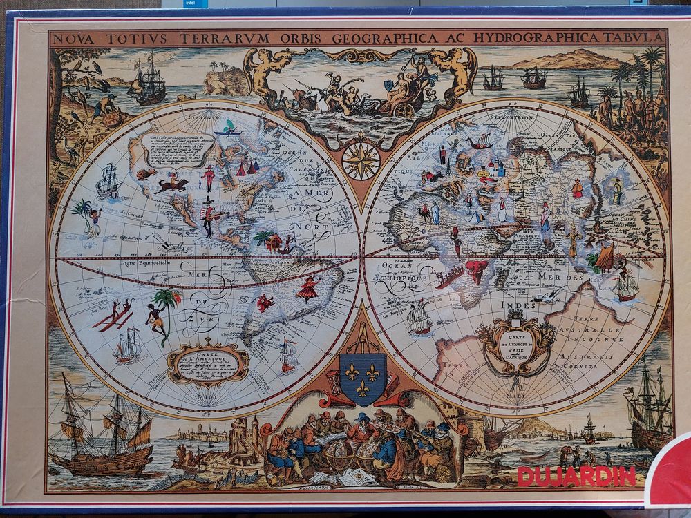 Puzzle   Mappemonde Ancienne   30 Antony (92)
