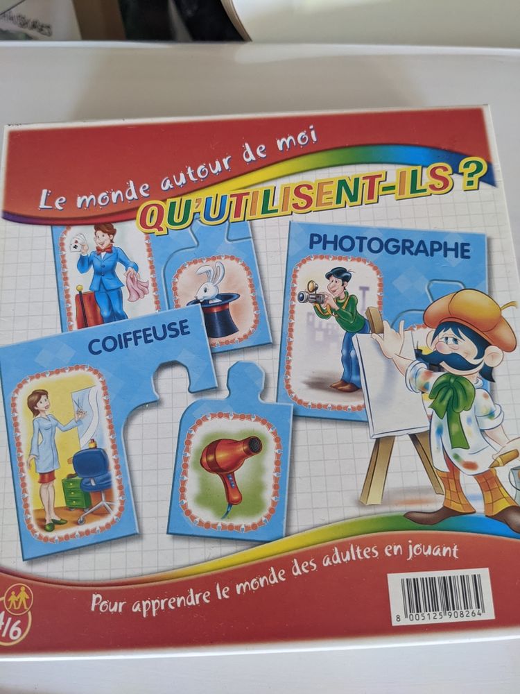 puzzle des m�tiers 6 Saint-Romain-de-Lerps (07)